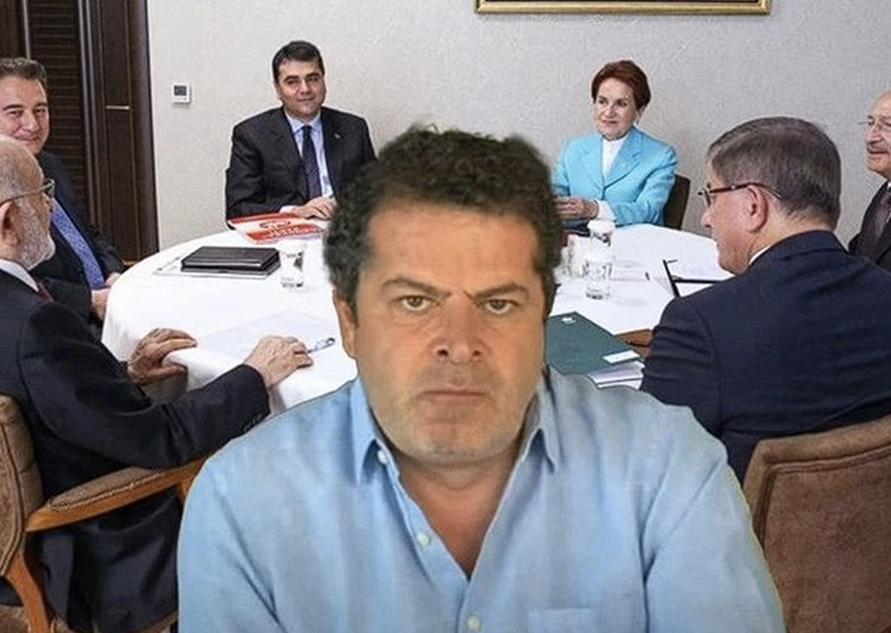 Cüneyt Özdemir'den 6'lı masa eleştirisi: "Erdoğan'ı nasıl yeneceksiniz"