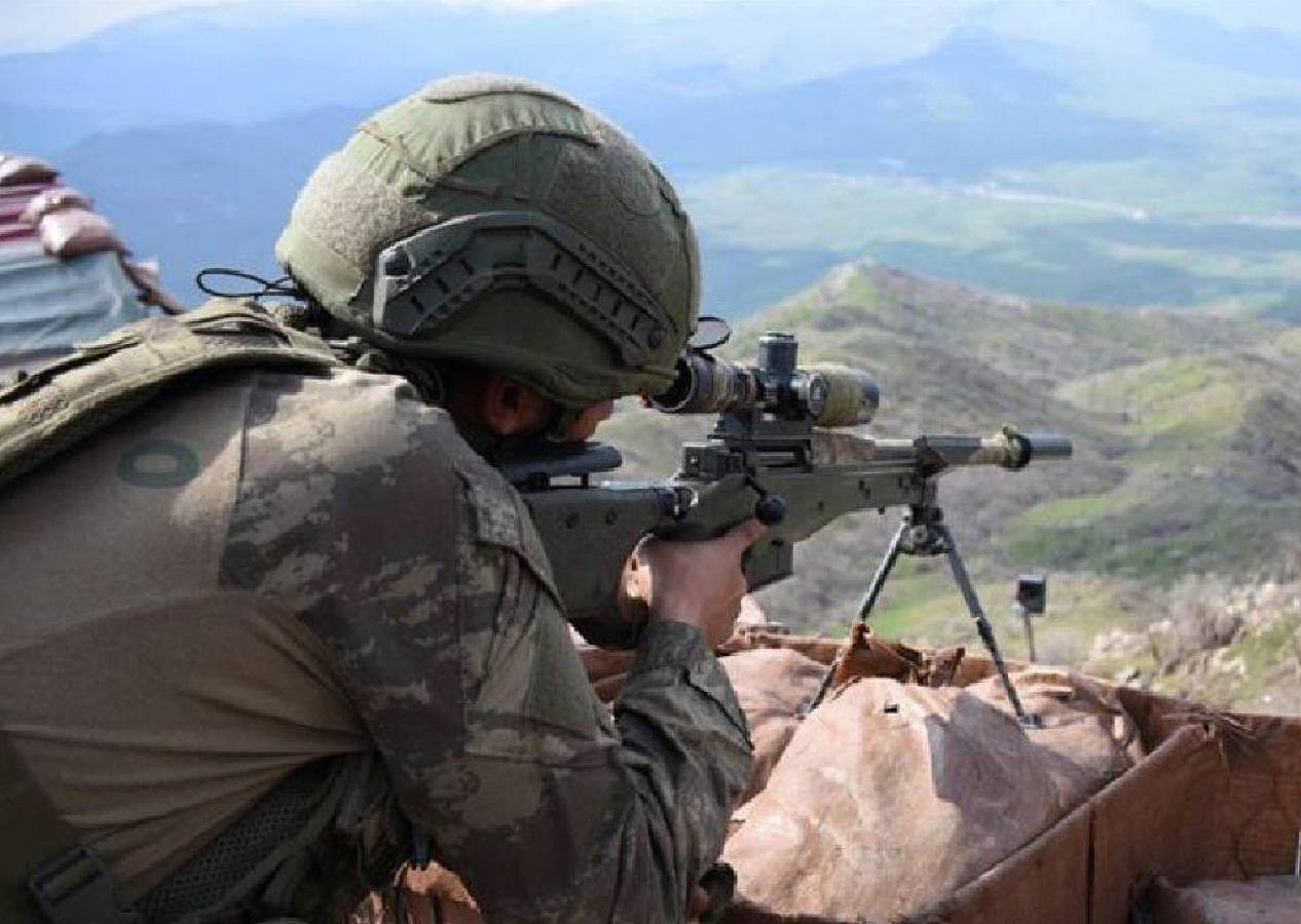 Saldırı girişimi önlendi! Barış Pınarı bölgesinde 4 terörist öldürüldü