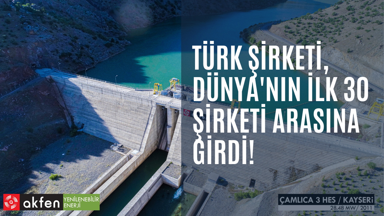 Türk şirketi Sürdürebilirlik alanında Dünya'nın ilk 30 şirketi arasına girdi