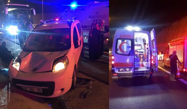 Bursa'da korkunç kaza: 2 ölü, 14 yaralı...