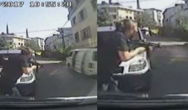 Sancaktepe'deki çatışma anları kamerada/Video...