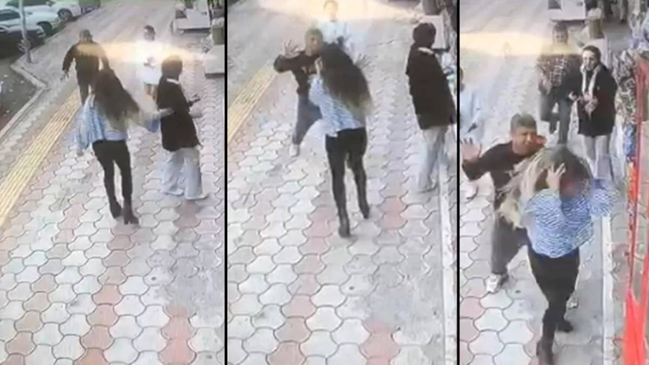 Yürüyen 2 genç kızı önce taciz etti, sonra dövdü!