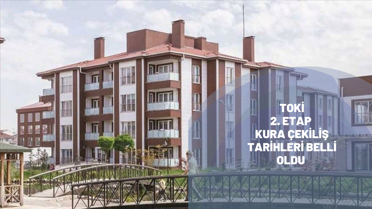 TOKİ il il açıkladı! İşte TOKİ 2. Etap kura çekiliş tarihleri belli oldu