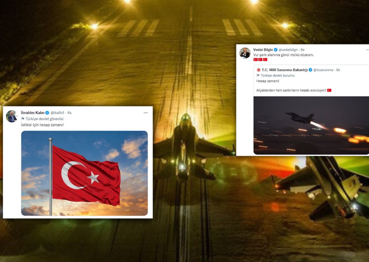 Siyasiler 'Pençe-Kılıç Hava Harekatı'na paylaşımlarıyla destek verdi