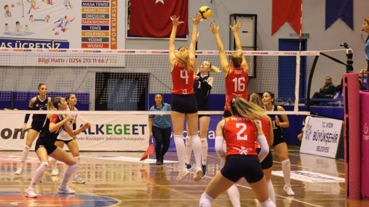 Aydın BB İlbank'a set vermedi