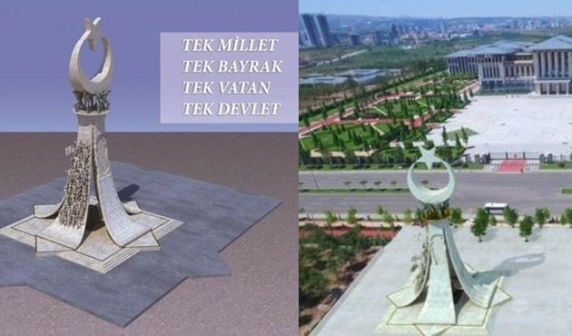 İşte 15 Temmuz Şehitler Abidesi...