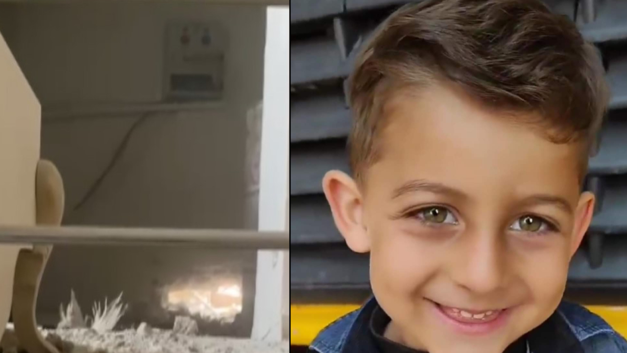 Karkamış'ta 5 yaşındaki Hasan'ın can verdiği bina görüntülendi