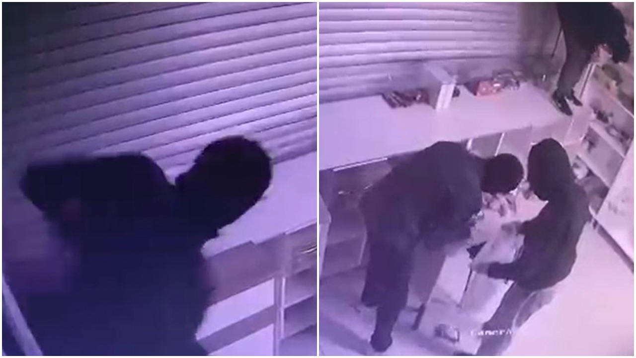 Kar maskeli hırsızların hedefi okul kantini oldu! Ne varsa çöp poşetine doldurup kaçtılar