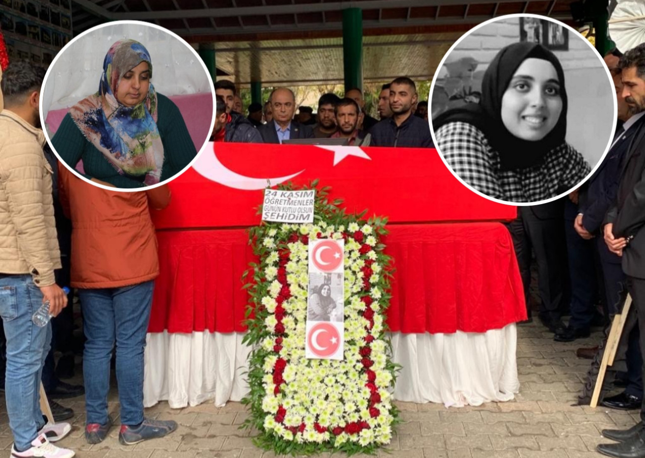 Şehit Öğretmen Ayşenur Alkan son yolculuğuna uğurlandı! Annesinden duygusal sözler: Canı çok mu yandı bilmiyorum...