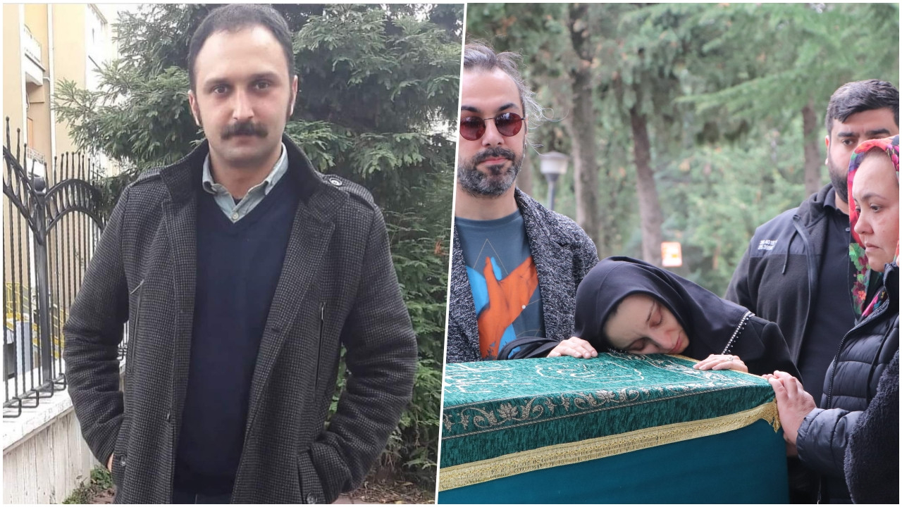 Amasya'daki kazada hayatını kaybeden tiyatro organizatörü Özgür Karataş gözyaşları içinde toprağa verildi