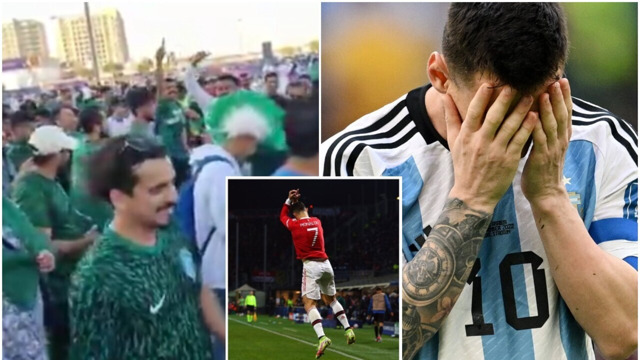 Messi çöktü, Ronaldo fanlarına gün doğdu! Suudi taraftarlar zaferi Portekizlinin gol hareketiyle kutladı...
