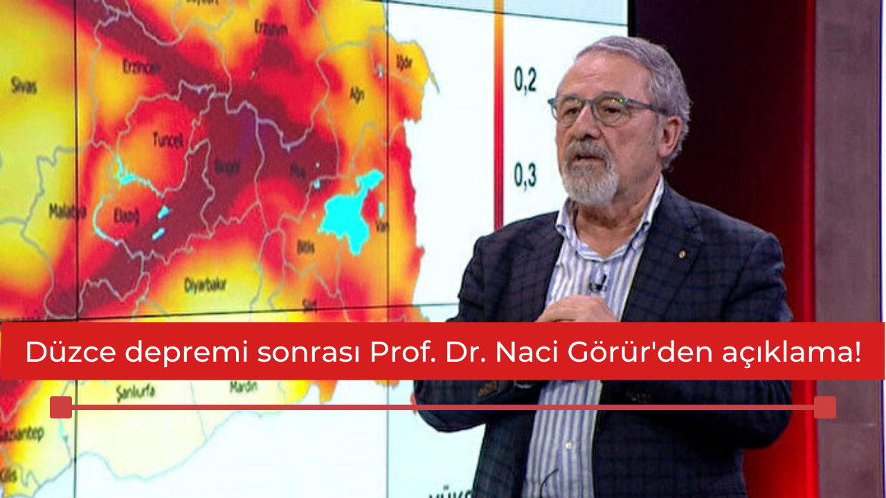 Düzce depremi sonrası Prof. Dr. Naci Görür'den açıklama! “Bilimi ciddiye alır, öngörüleri doğrultusunda önlem alırsanız, can güvenliğini sağlarsınız”