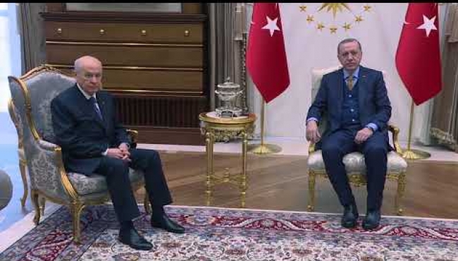 Cumhurbaşkanı Erdoğan - MHP Lideri Bahçeli ittifak zirvesi