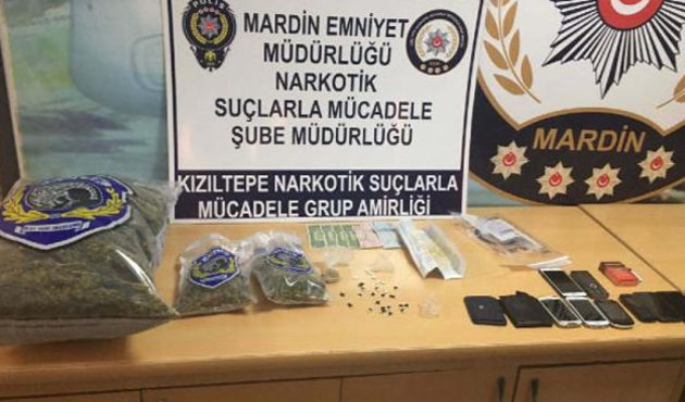 Mardin'de zehir tacirlerine operasyon: 59 gözaltı