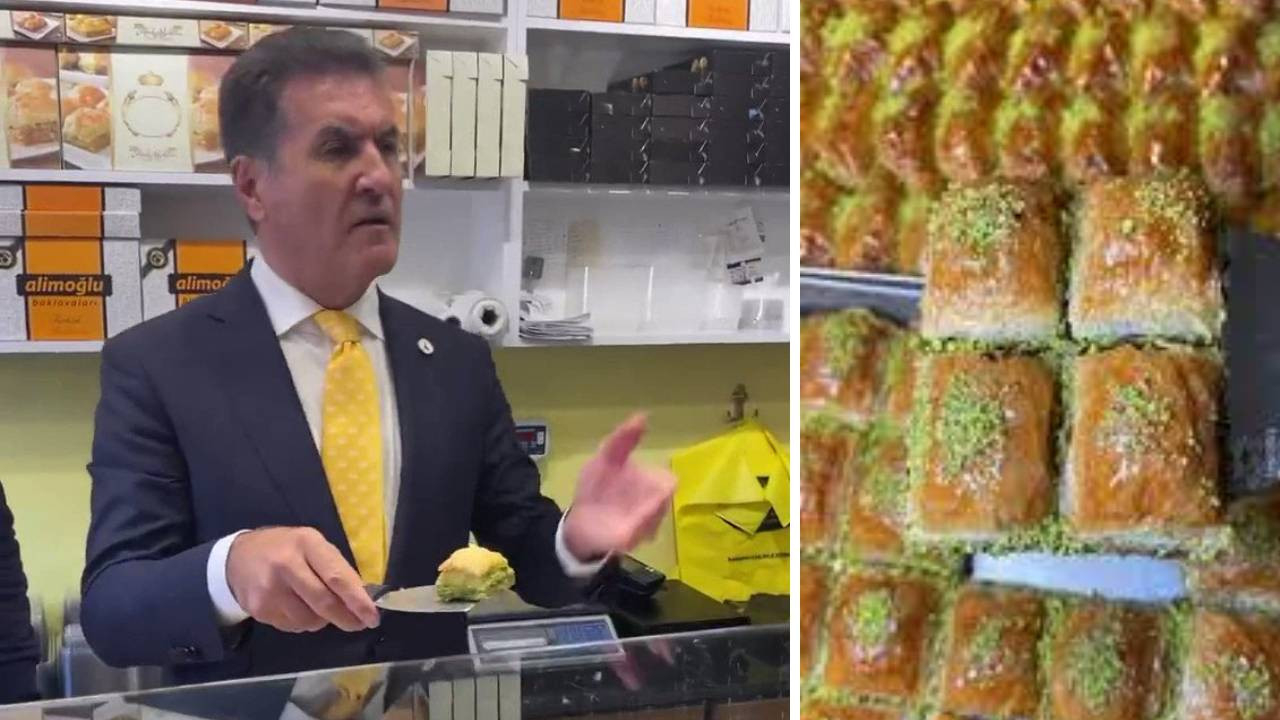 Mustafa Sarıgül bu kez baklava fiyatıyla gündem oldu
