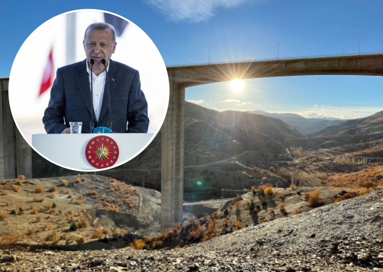 Türkiye'nin en yüksek ayaklı viyadüğü! Açılışını Cumhurbaşkanı Erdoğan yapacak...