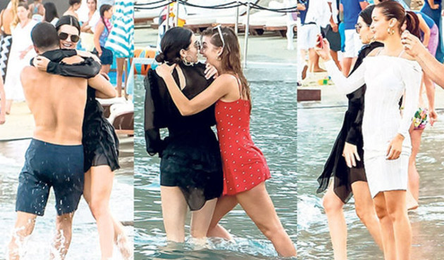 Dünyaca ünlü modeller Kendall Jenner ve Bella Hadid de oradaydı...