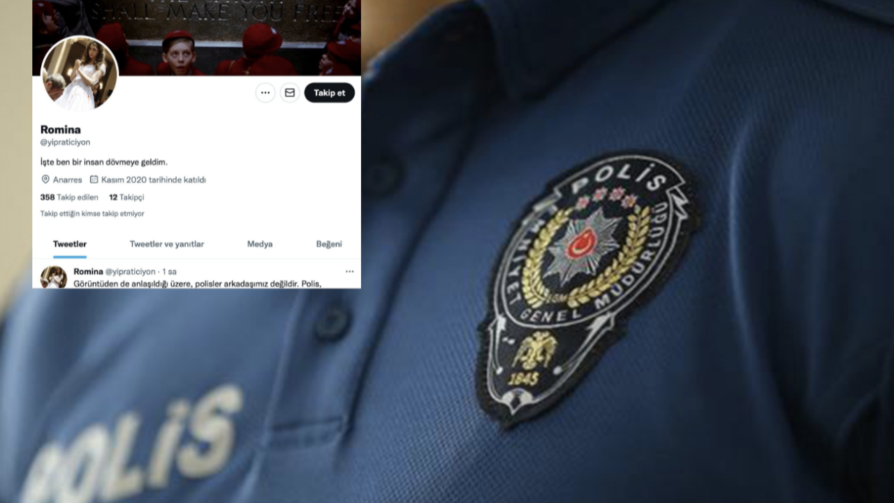 Troller iş başında! Provokatif hesaptan polisimize hakaret!
