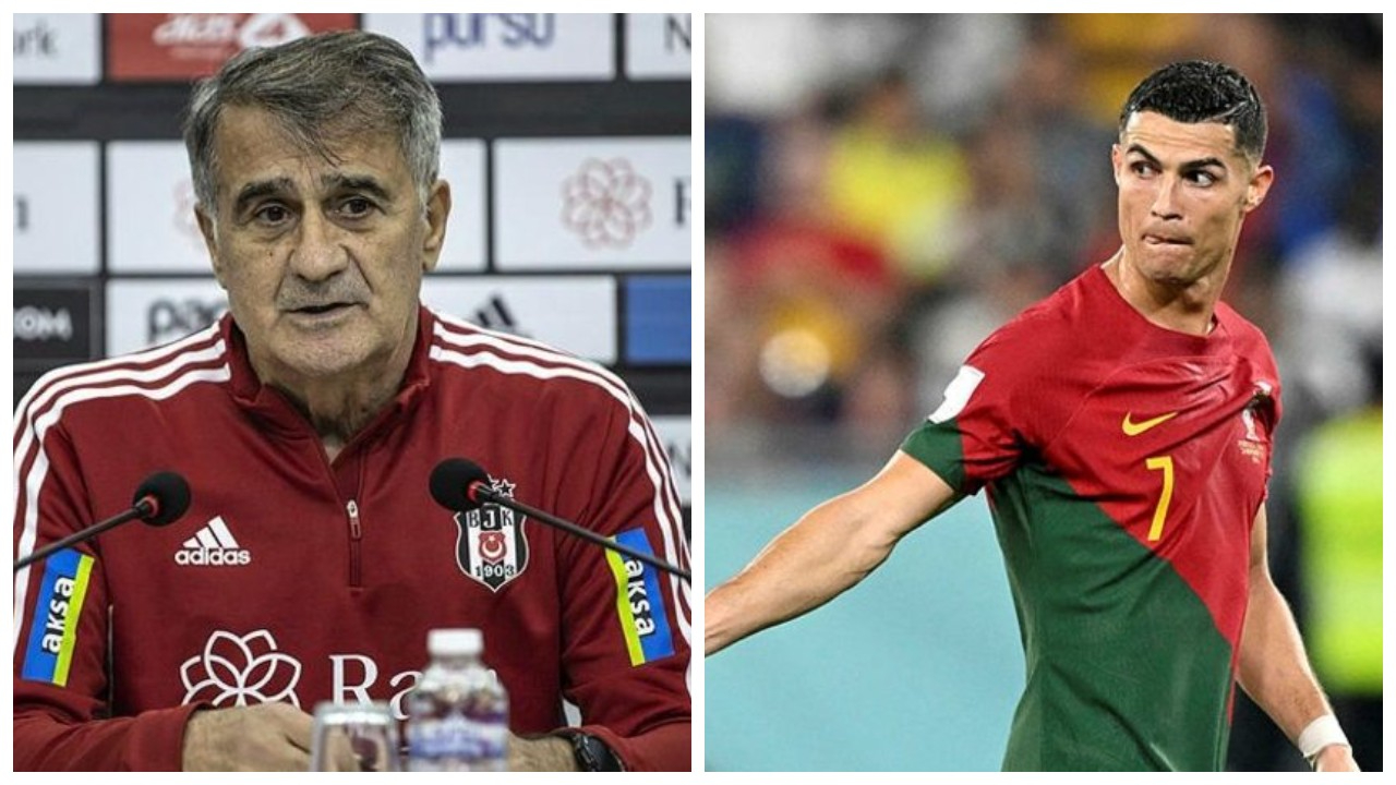 Beşiktaş Teknik Direktörü Şenol Güneş'ten flaş Ronaldo cevabı! Şu anda....