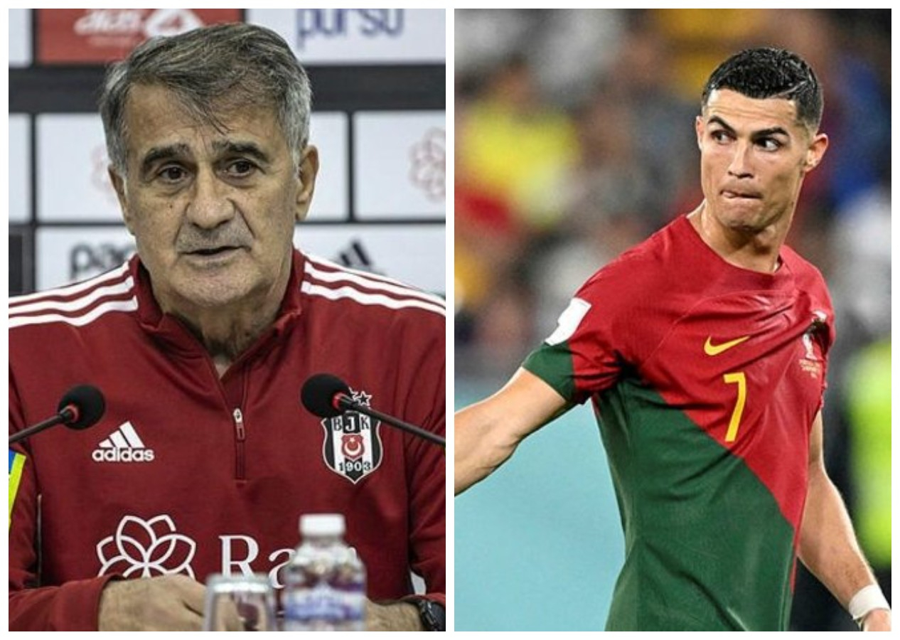 Beşiktaş Teknik Direktörü Şenol Güneş'ten flaş Ronaldo cevabı! Şu anda....