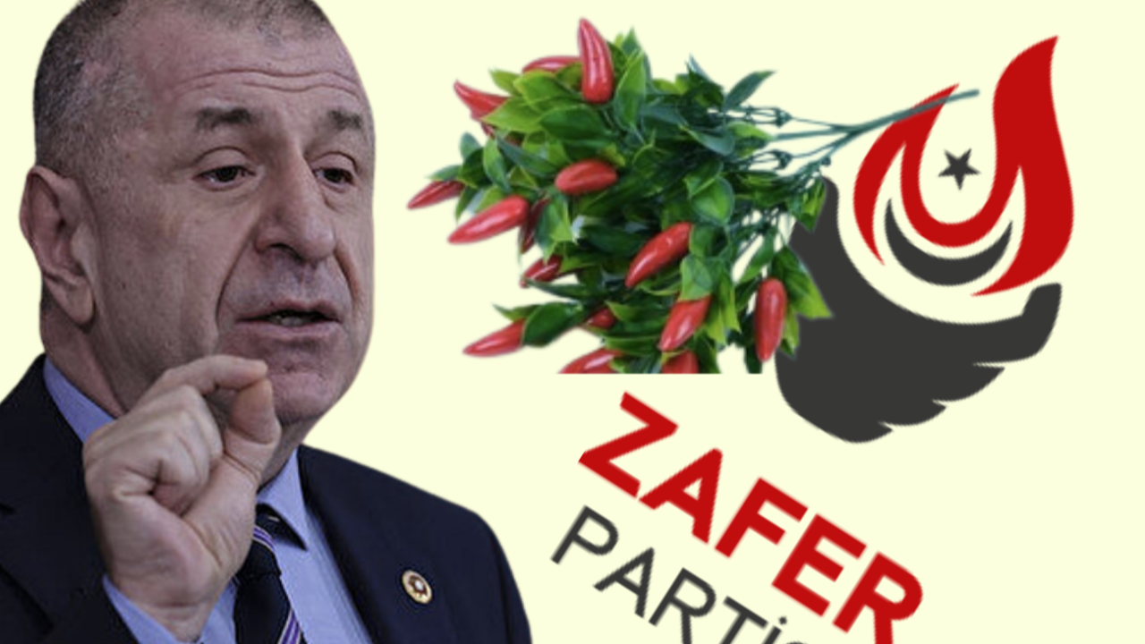 Zafer Partisi'nde yeni komedi! Ümit Özdağ fidan istedi, partililer süs biberi dalı dikti