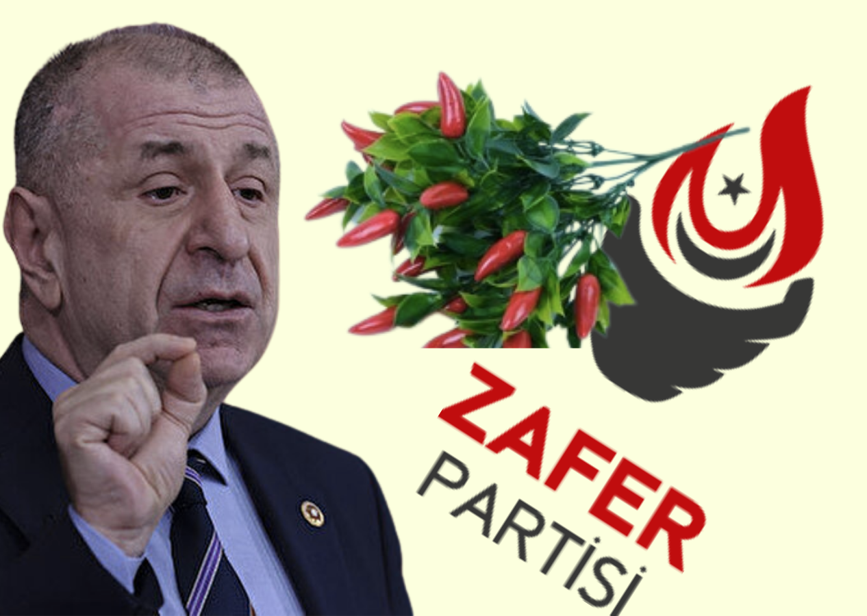 Zafer Partisi'nde yeni komedi! Ümit Özdağ fidan istedi, partililer süs biberi dalı dikti
