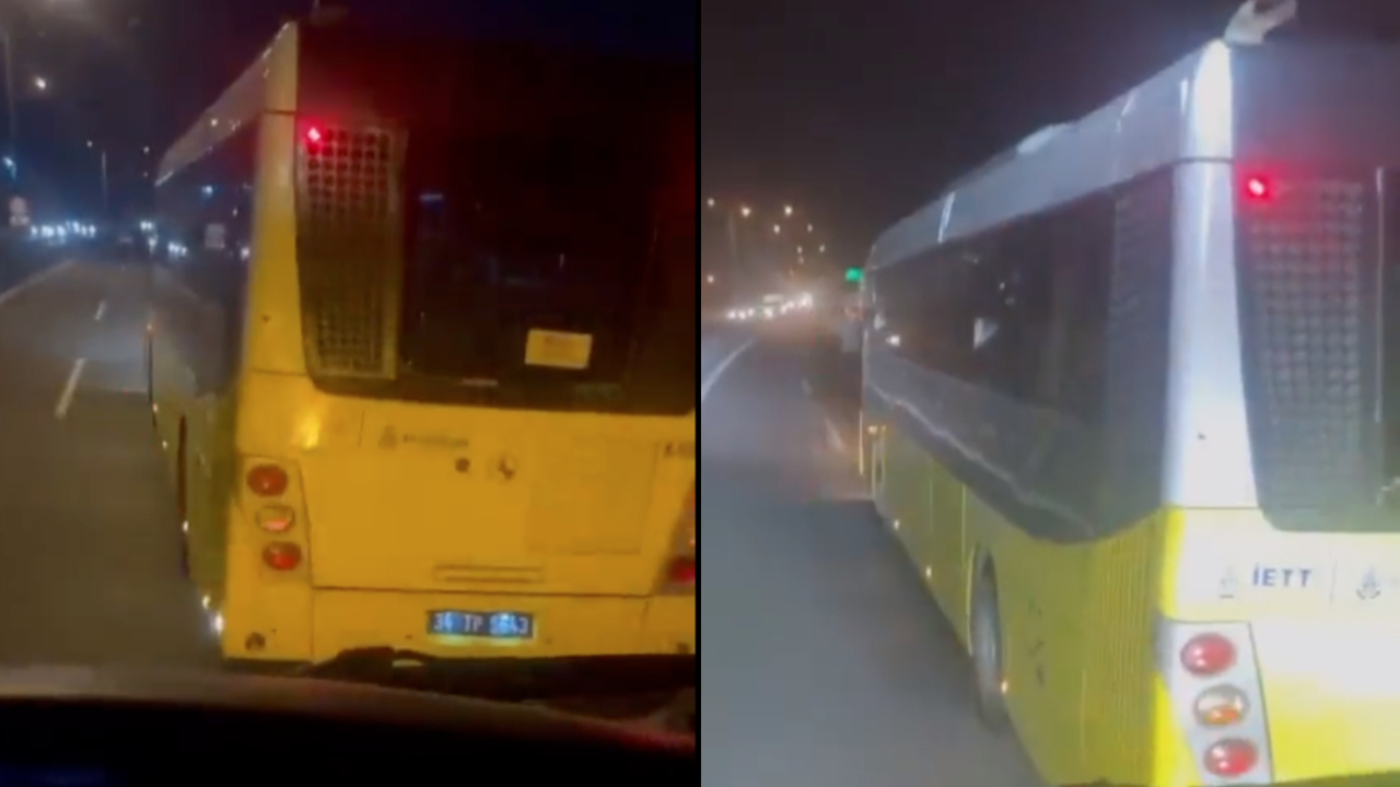 İETT şoförü trafikte terör estirdi!