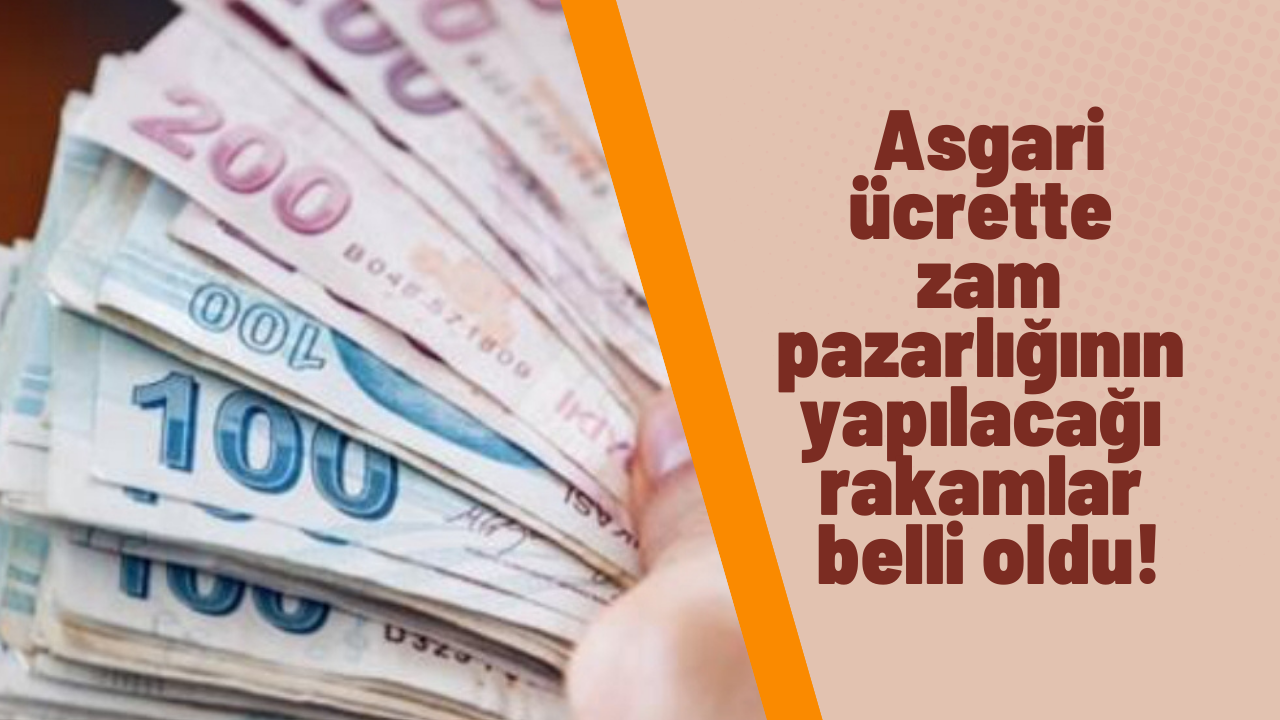Asgari ücrette zam pazarlığının yapılacağı rakamlar belli oldu! Sendikalar 13 bin işverenler 8 bin 500 TL olsun istiyor