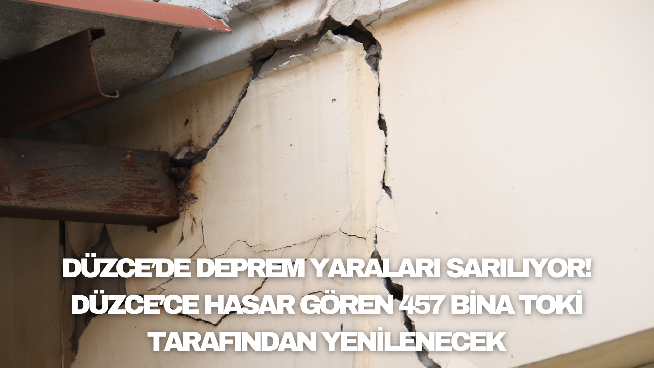 Düzce’de deprem yaraları sarılıyor!