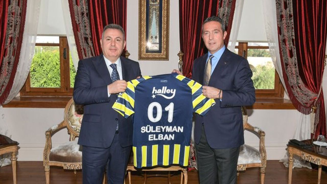 Ali Koç'tan Vali Elban'a Fenerbahçe forması