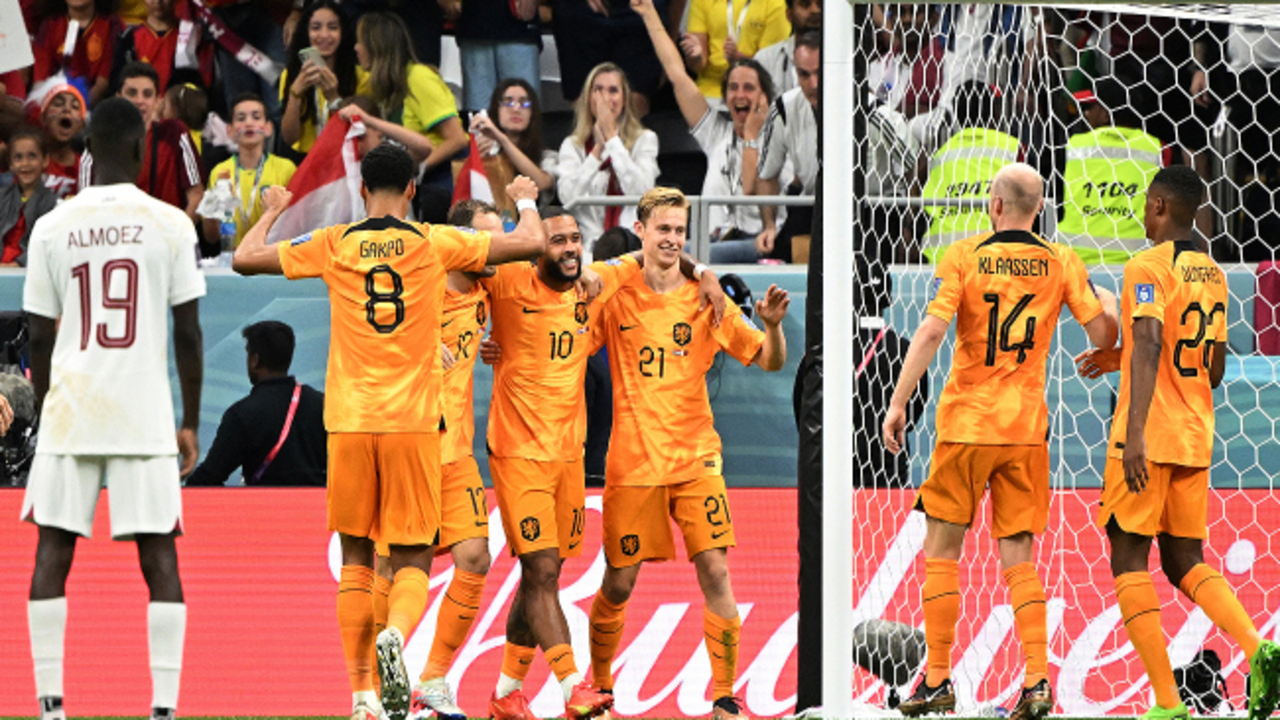 Hollanda 2 - 0 Katar | Maçın geniş özeti ve golleri...