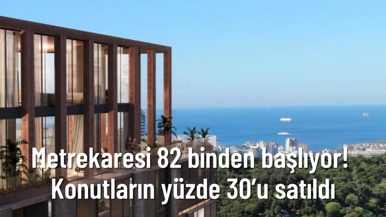Metrekaresi 82 binden başlıyor! Konutların yüzde 30’u satıldı