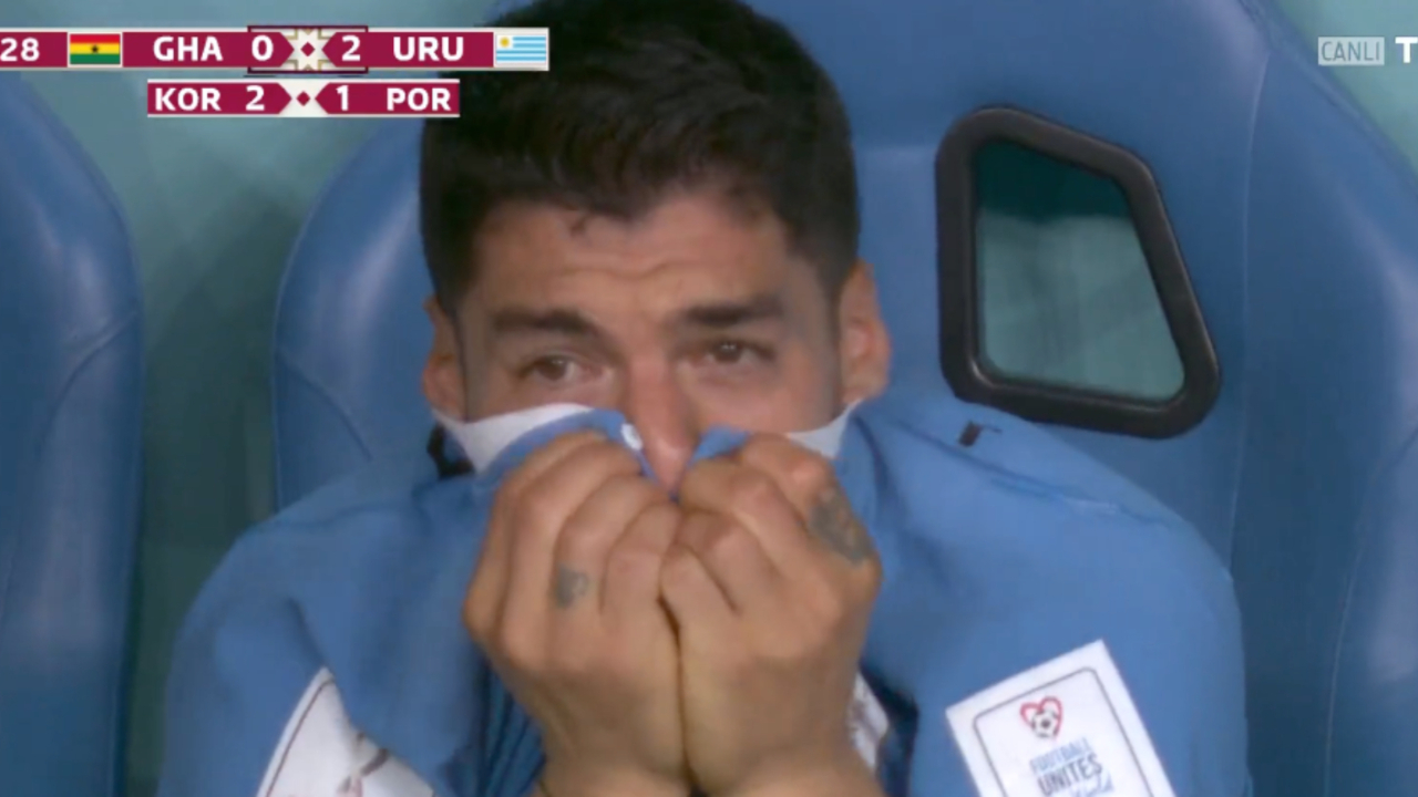 Suarez gözyaşlarına boğuldu