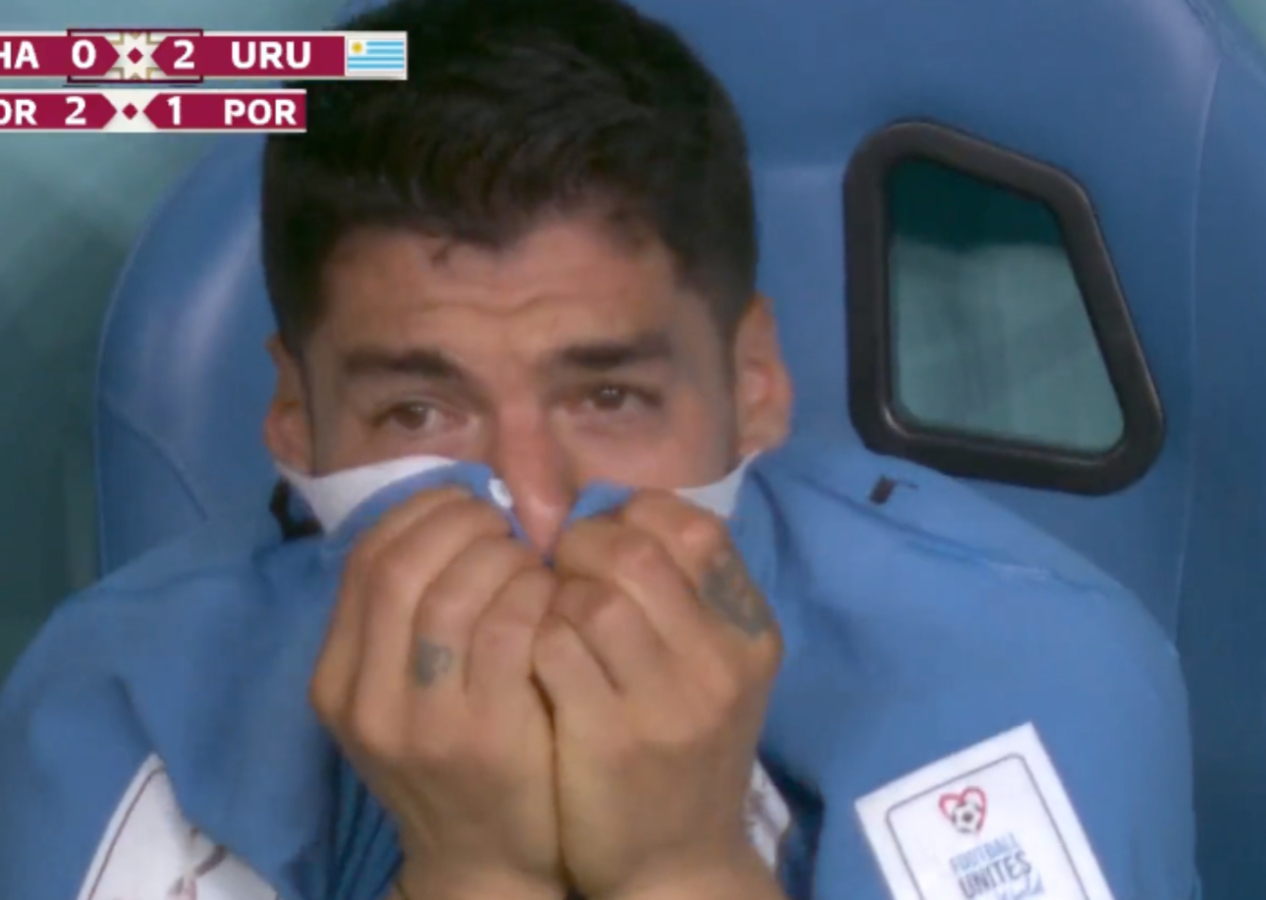 Suarez gözyaşlarına boğuldu