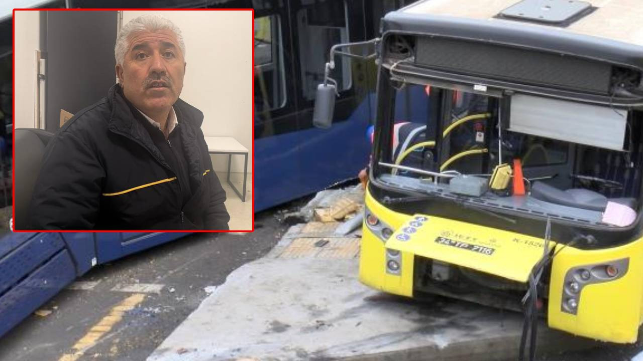 Tramvayın çarptığı İETT otobüsünün şoförü yaşanan kaza anını anlattı!