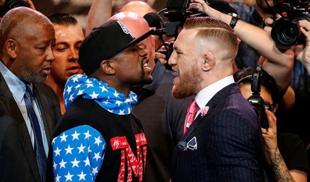Floyd Mayweather - Conor McGregor buluşması LA'de gerçekleşti... / VİDEO