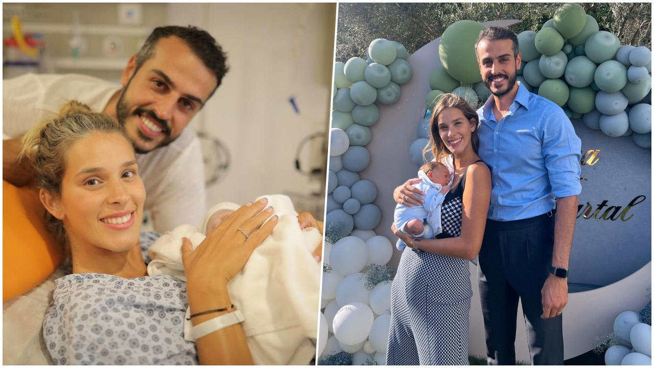 Dila Tarkan henüz 3 aylık olan oğlunu okula yazdırdı