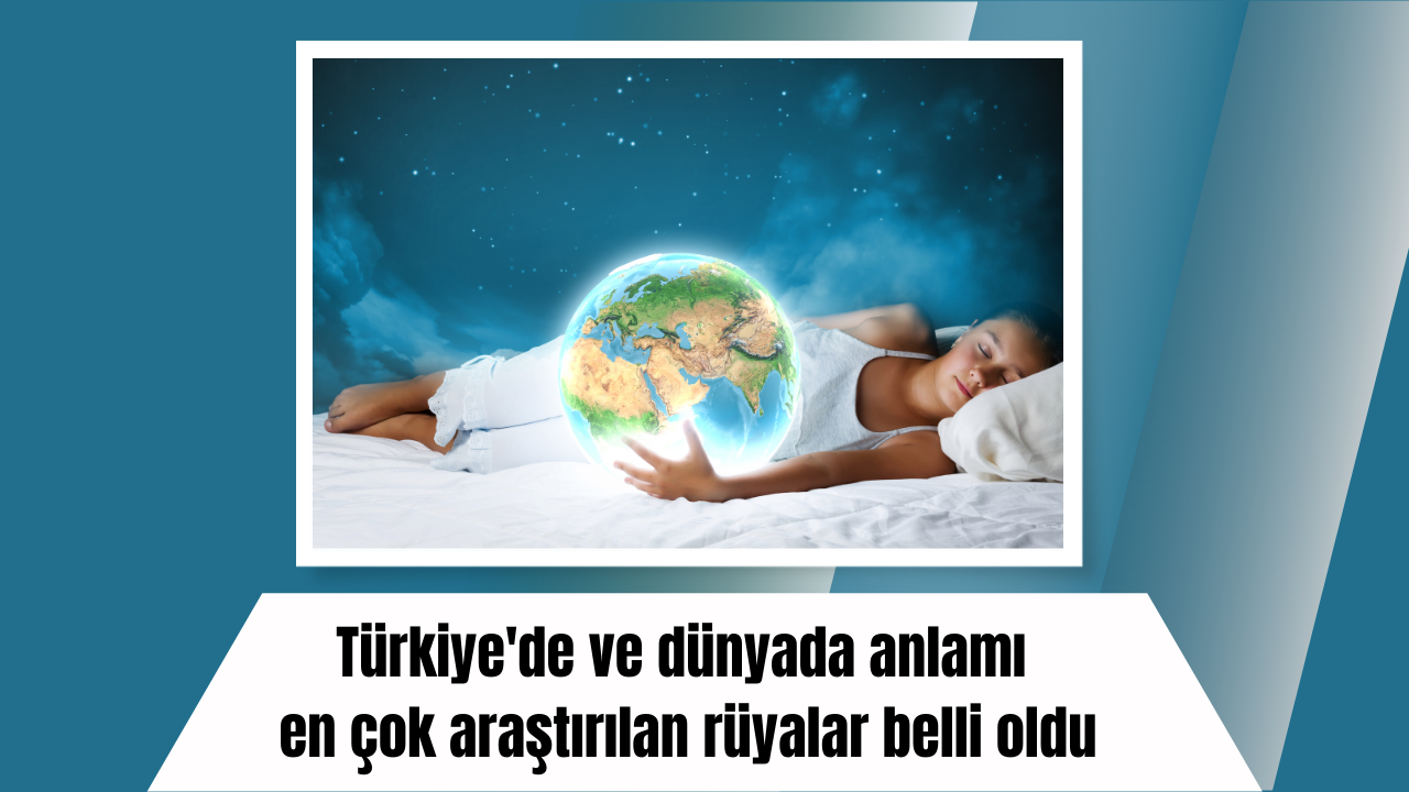 Türkiye'de ve dünyada anlamı en çok araştırılan rüyalar belli oldu