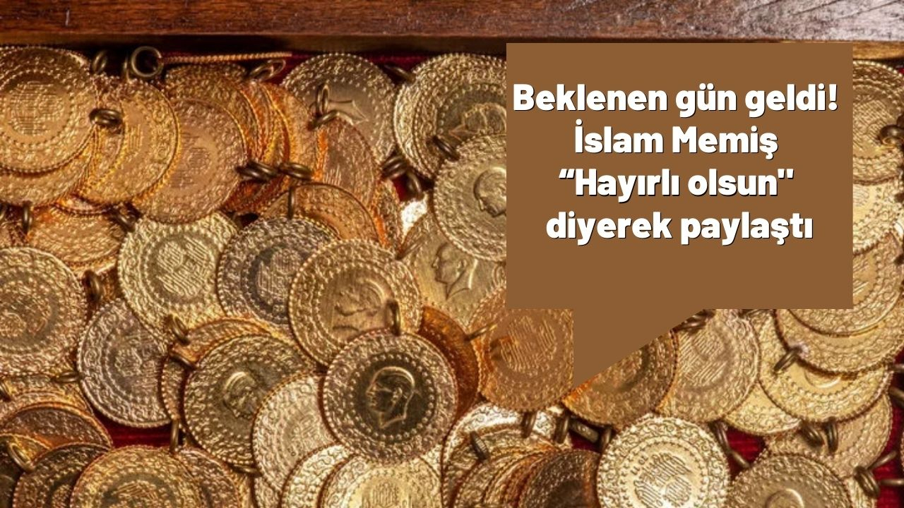 Beklenen gün geldi! İslam Memiş “Hayırlı olsun" diyerek paylaştı