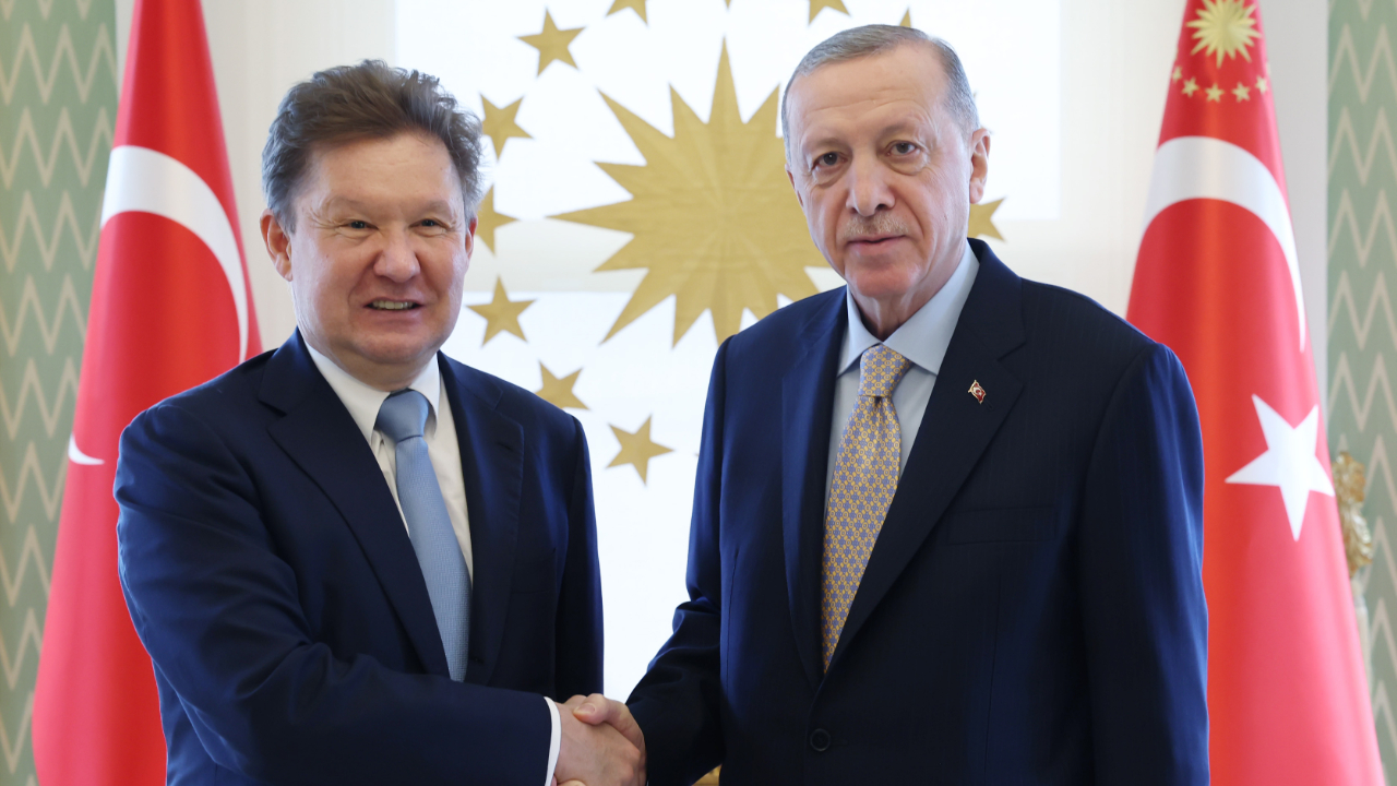 Cumhurbaşkanı Erdoğan Gazprom CEO'sunu kabul etti