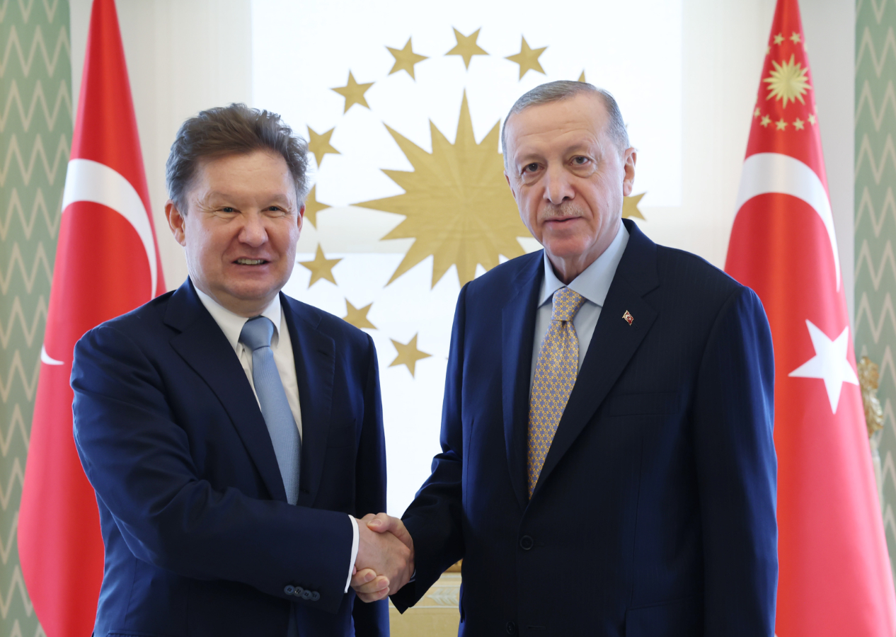 Cumhurbaşkanı Erdoğan Gazprom CEO'sunu kabul etti