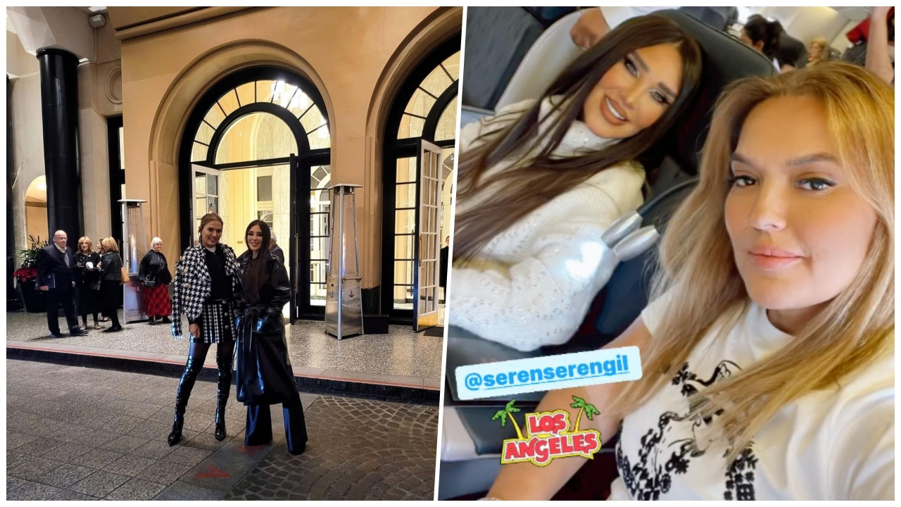 Demet Akalın ile Seren Serengil kız kıza tatile çıktı