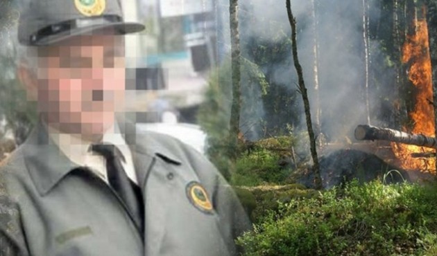 Aman ormancı!... Yangını bıraktı, sağlık çalışanlarını silahla kovaladı