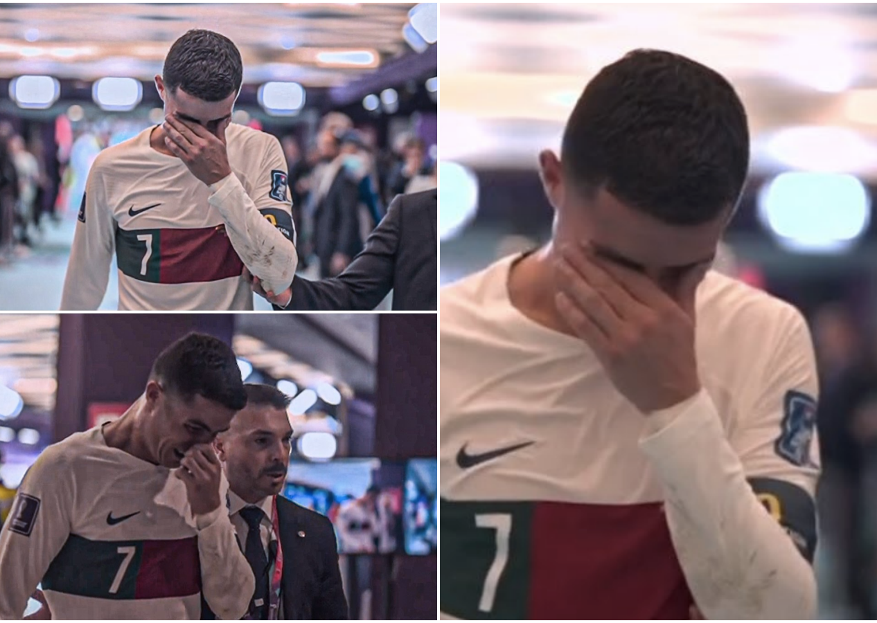 Ronaldo gözyaşlarını tutamadı