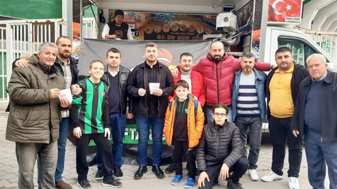 Denizlispor taraftarından lokma hayrı