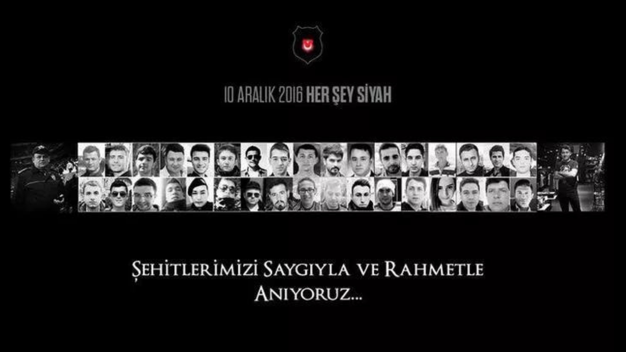 Bundan tam 6 yıl önce... Beşiktaş'ta hain terör saldırısında şehitlere özel hazırlanan video duygulandırdı
