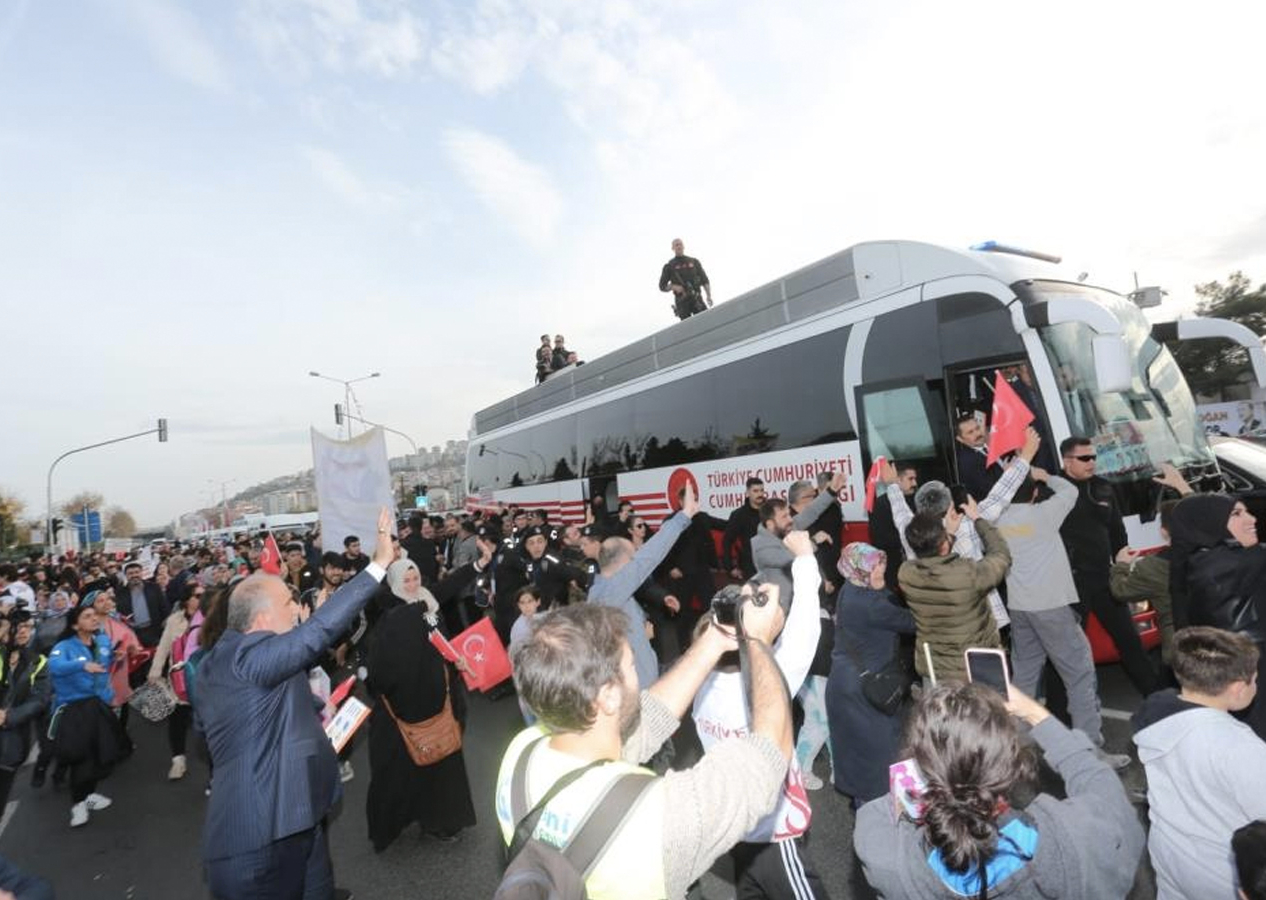Canik’te Cumhurbaşkanı Erdoğan’a sevgi seli