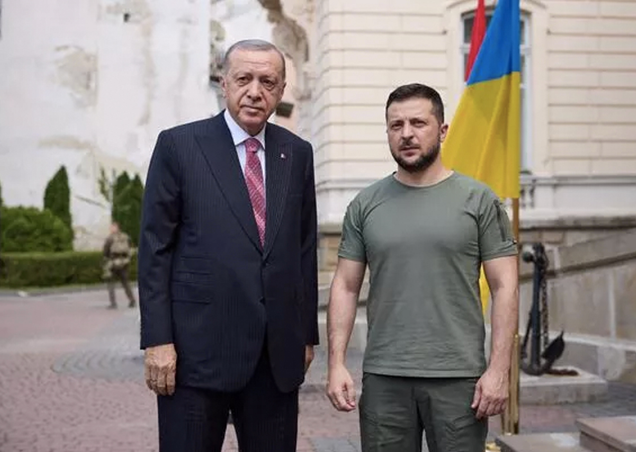 Cumhurbaşkanı Erdoğan, Ukrayna Cumhurbaşkanı Zelenski ile telefonla görüştü
