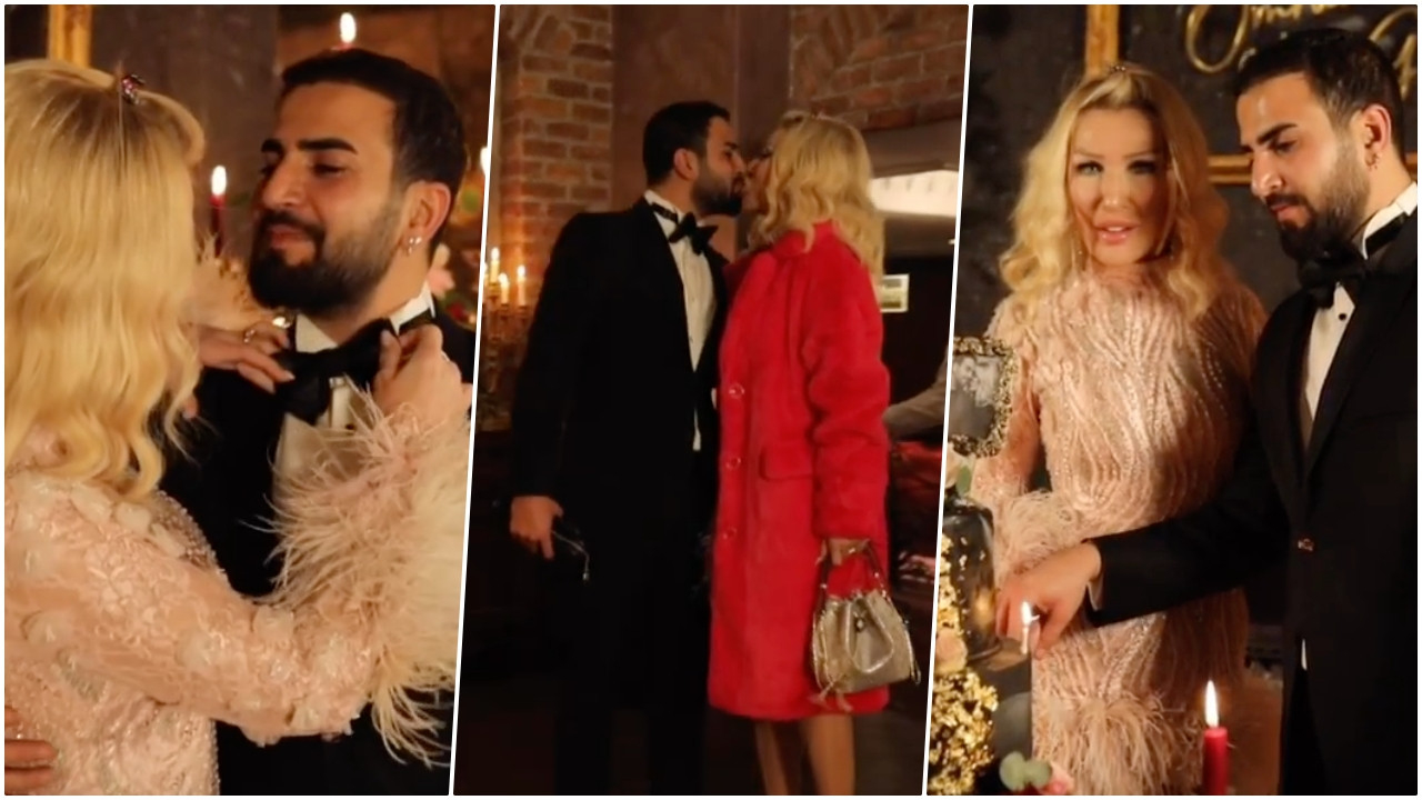 Seda Sayan ile Çağlar Ökten'den romantik kutlama
