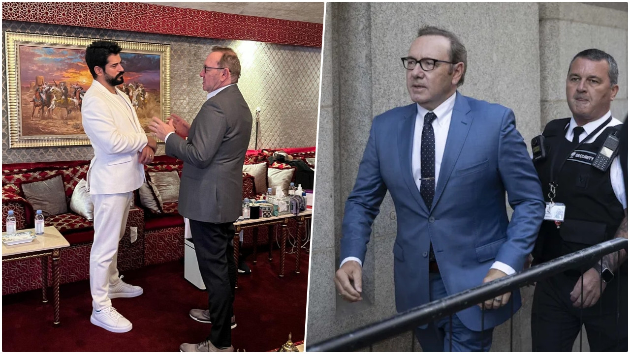 Kevin Spacey ile paylaşım yapan Burak Özçivit'e tepki yağdı